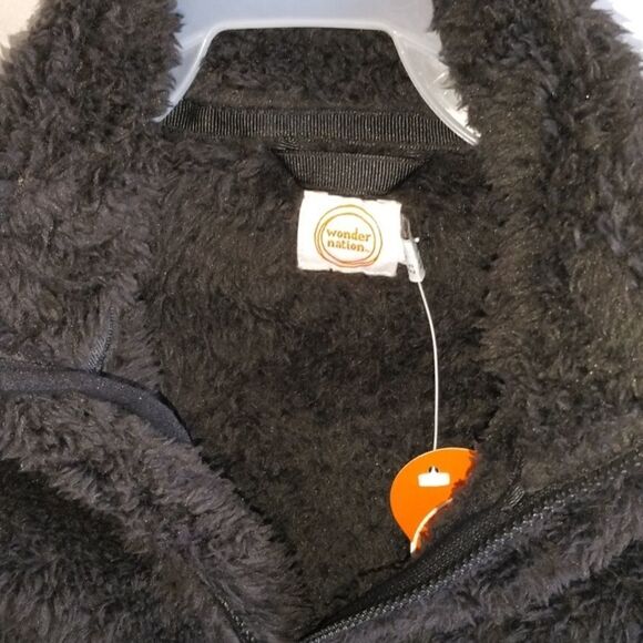 Little Girl Lightweight Fuzzy Pullover Jacket Coat Top - Picture 4 of 5